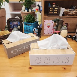 일본 미피 보리스 귀여운 캐릭터 티슈 주방 키친 종이 타월 보관 수납 케이스