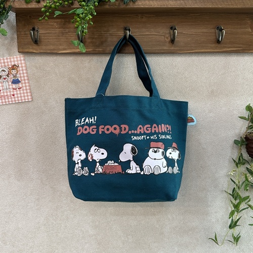 일본 스누피 캐릭터 가방 미니 토트백 에코백 도시락 가방