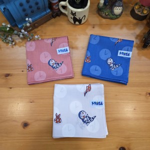 일본 도라에몽 캐릭터 귀여운 손수건 스카프 도시락 보자기 선물 런치 크로스(타임보자기)