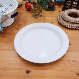 일본 노다호로 화이트 법랑 카레 파스타 볶음밥 디저트 접시 원형 볼